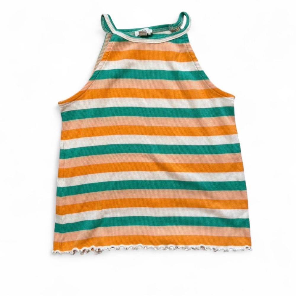 Dip Colorful Striped Kids Tank Top